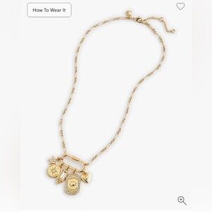 J. Crew Factory Carabiner Charm Necklace
